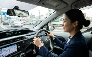 休み明けの運転で安全運転を心がけるドライバー